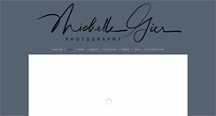 Desktop Screenshot of michellegierphotography.com