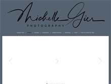 Tablet Screenshot of michellegierphotography.com
